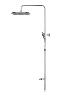 Душевая стойка Swedbe Hermes 5001G1 без смесителя хром/серый